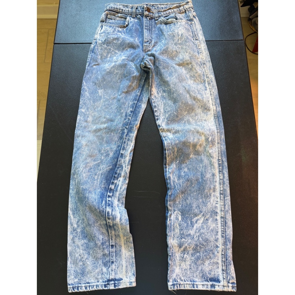 Vintage Formula 1 Acid Wash Jeans Mens 30x34 Made in USA Straight Leg Blue Denim